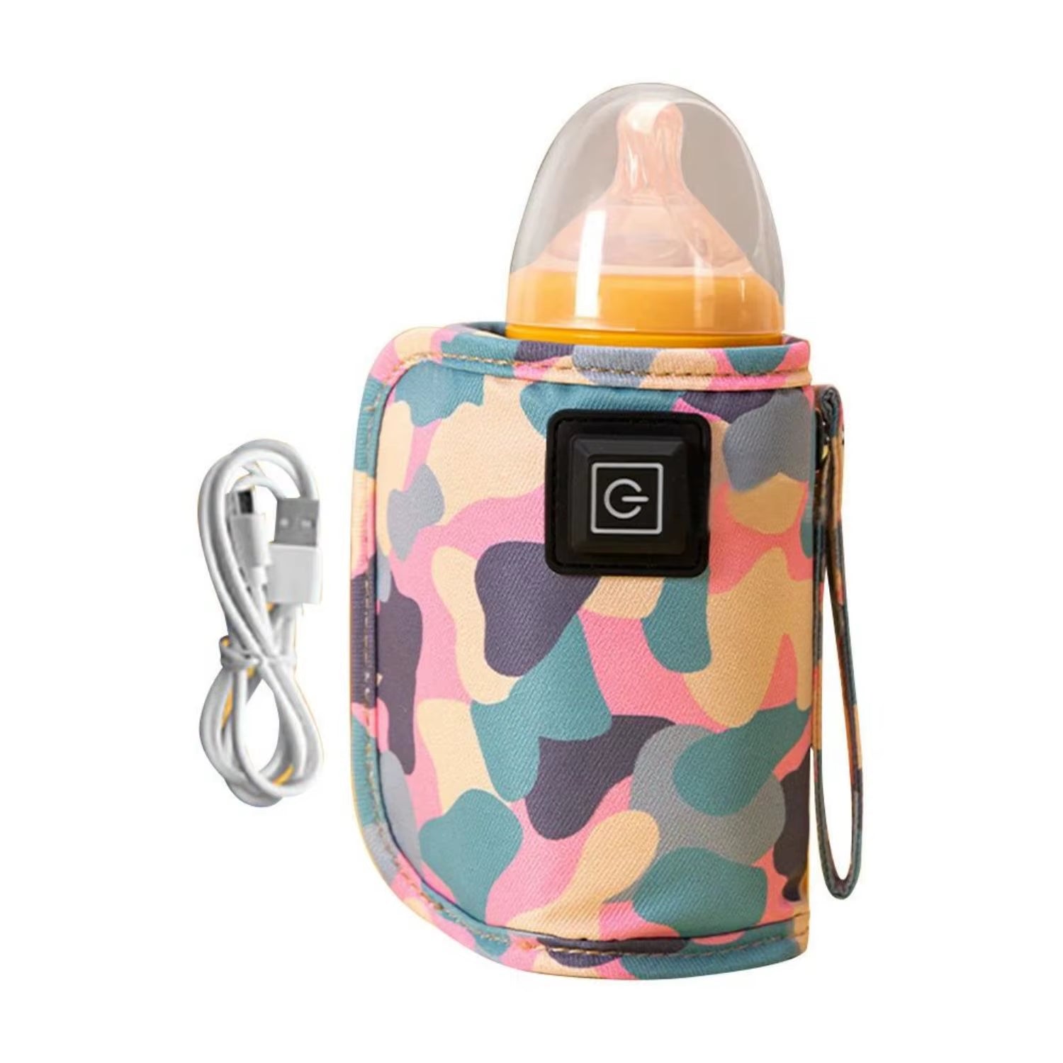 Baby Bottle Warmer 3-Speed Adjustment Baby Bottle Cup Warmer Car Portable USB Bottle Warmer Baby and Children Outdoor Travel