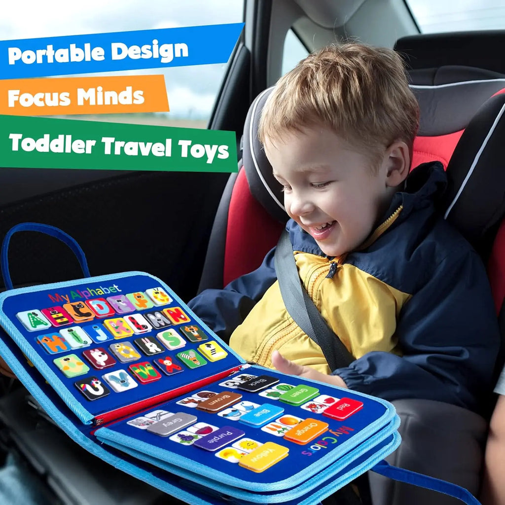 Busy Board Montessori Toys Preschool Educational Learning Activities Sensory Board Fine Motor Skills Toys Travel Kids Busy Book