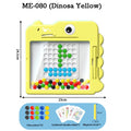 Kids Magnetic Drawing Board Yellow Duck Dinosaur Writing Board Creative Drawing Booklets Pattern Educational Montessori Toy Gift