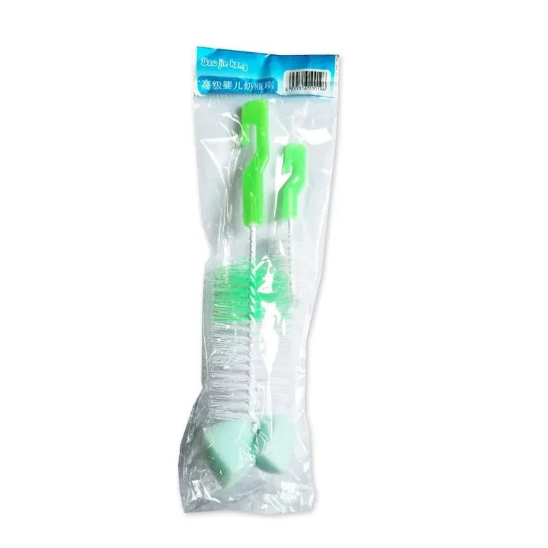 1PCS Competitive Price Small Bottle Cleaning Brush Baby Pacifier Brush Nylon Glass Bottle Brush Two-Piece Milk Bottle Set