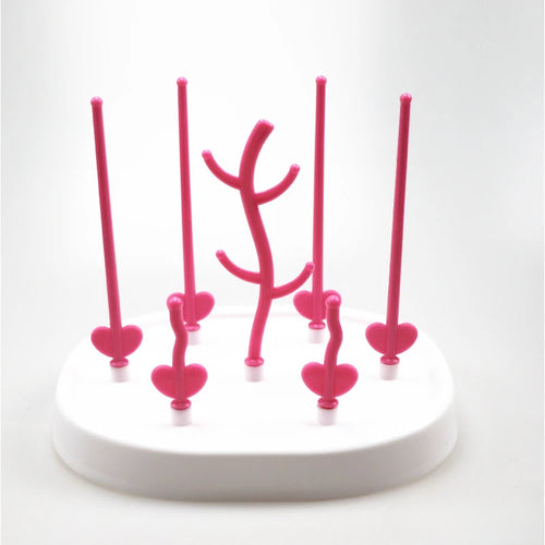 Baby Bottle Drying Rack Feeding Cup Holder Removable Tree Shape Rack Cleaning Pacifiers and Accessories Storage Drying Shelf