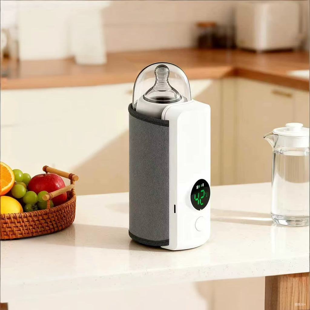 Portable Baby Bottle Warmer Rechargeable Cordless Bottle Warmer for Baby Milk and Formula New USB Baby Bottle Warmer