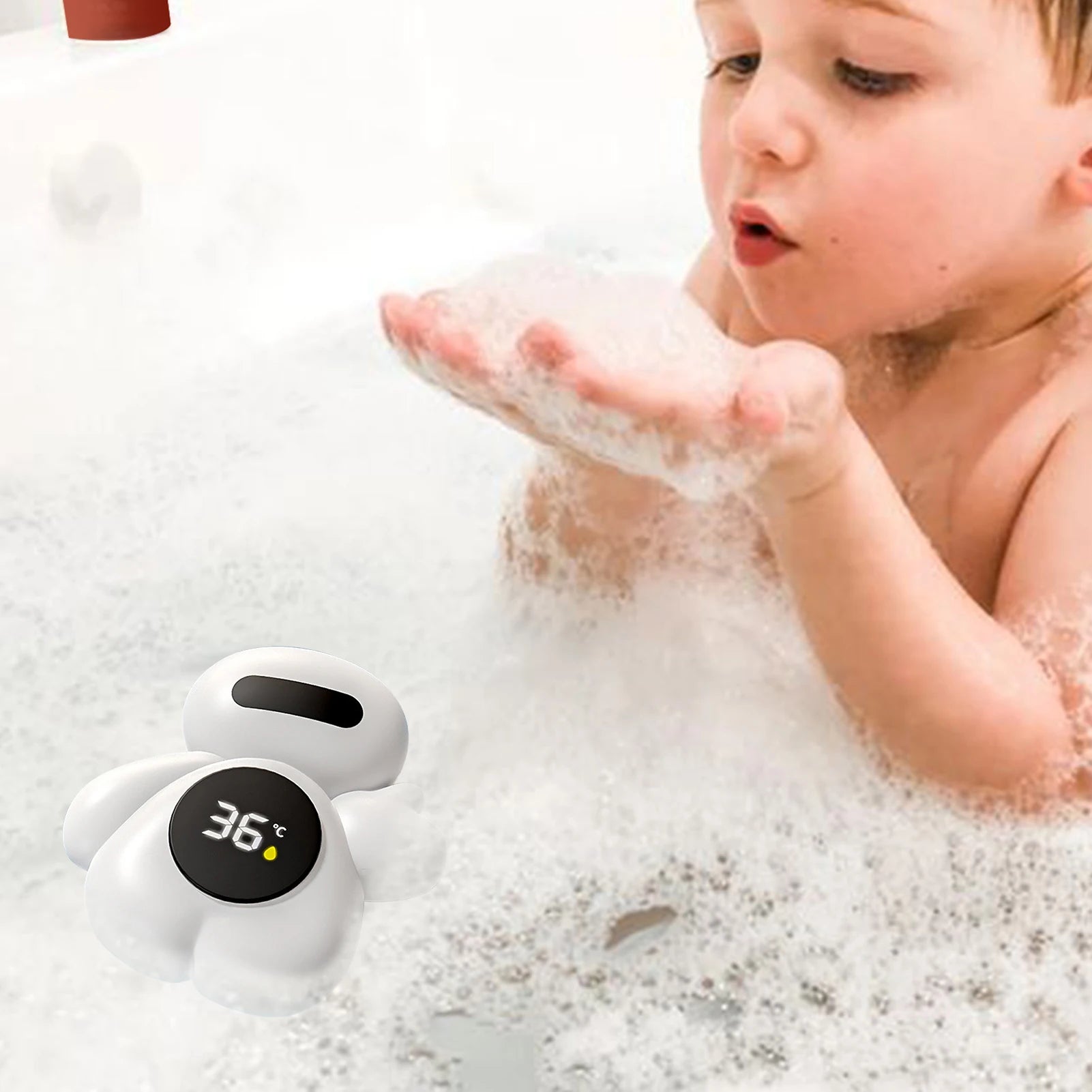 Water Temperature Meter Baby Bath Thermometer for Kids Newborn Toddlers Waterproof Safety Digital Temperature Gauge Floating Toy