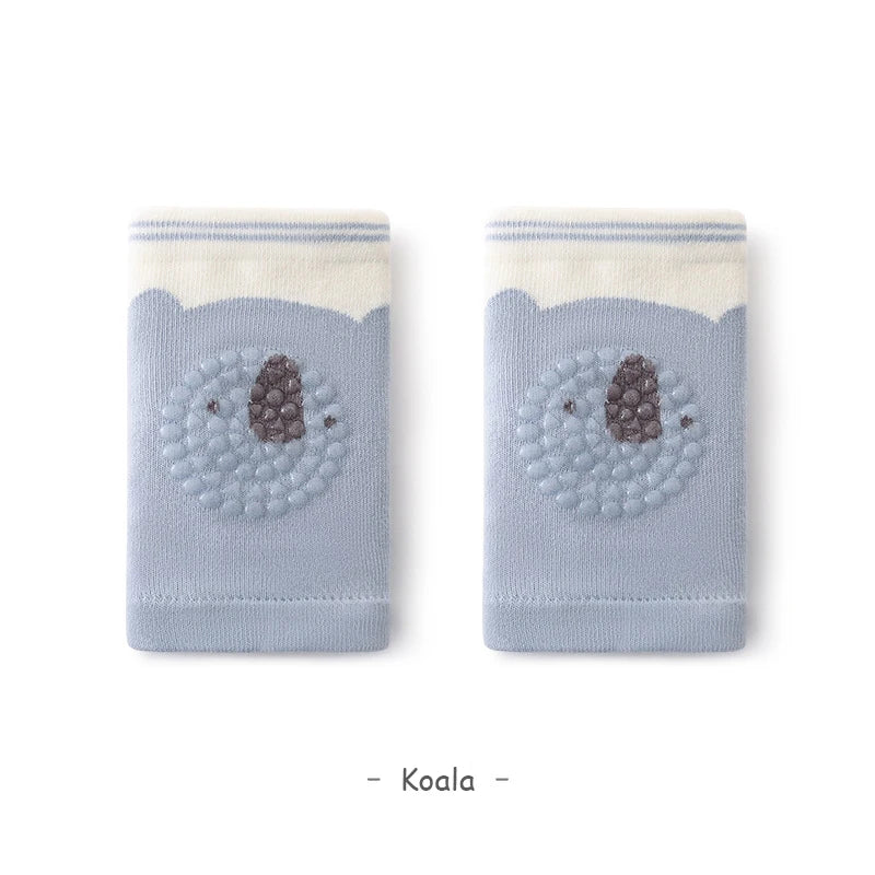 Summer New Baby Knee Pads Cartoon Mesh Breathable Toddler Anti-Fall Kids Knee Pads Children Crawling Non-Slip Knee Pads