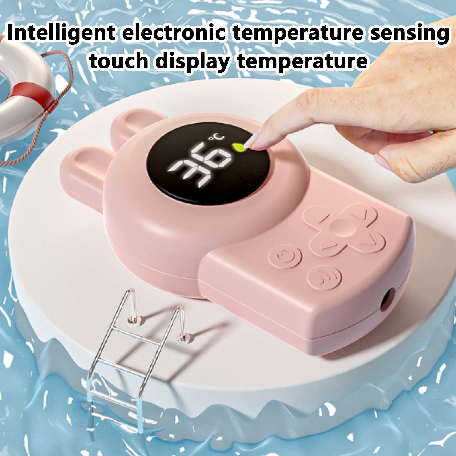 Water Temperature Meter Baby Bath Thermometer for Kids Newborn Toddlers Waterproof Safety Digital Temperature Gauge Floating Toy