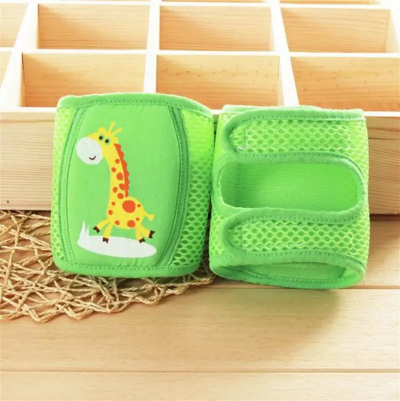 Baby Accessories Knee Pads Safety Girl Boy Kids Toddler Crawling Slip Protector Infant Gaiter Adjustable Kneecap Bunny Giraffe