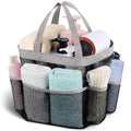 Mesh Shower Caddy Tote Large Shower Caddy Basket Portable Quick Dry Hanging Toiletry Bag 8 Storage Pocket Handle Bath Organizer