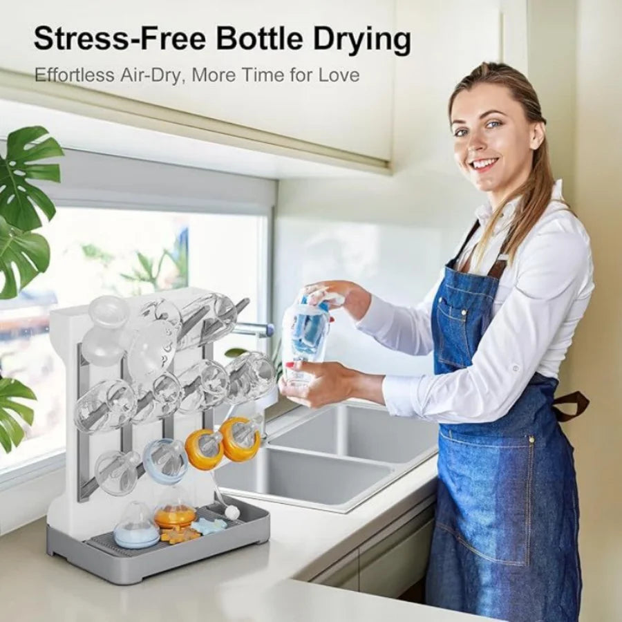 Baby Bottle Drain Rack Drying Rack Baby Bottle Drying and Draining Stand Baby Bottle Box Storage Box Storage Rack