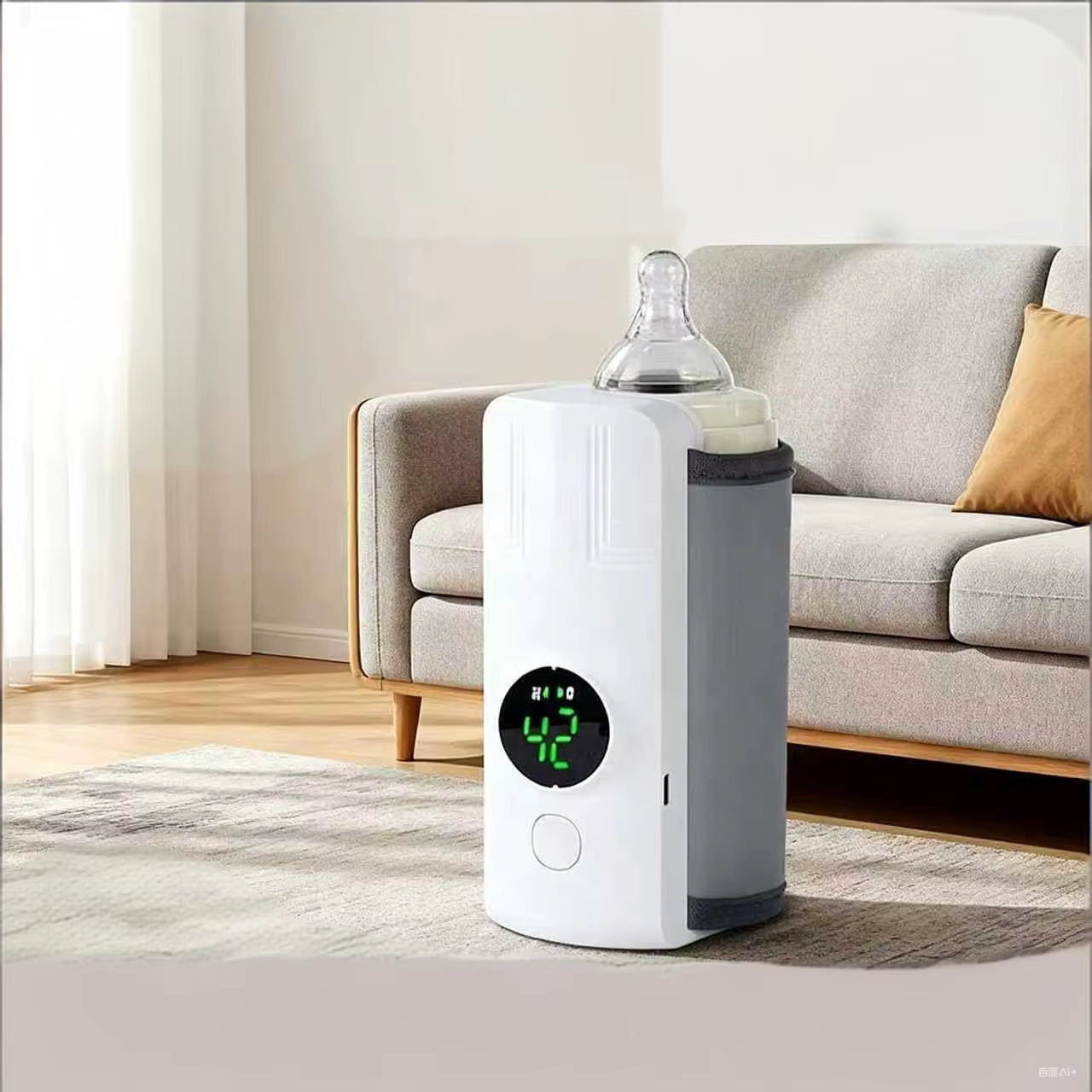 Portable Baby Bottle Warmer Rechargeable Cordless Bottle Warmer for Baby Milk and Formula New USB Baby Bottle Warmer