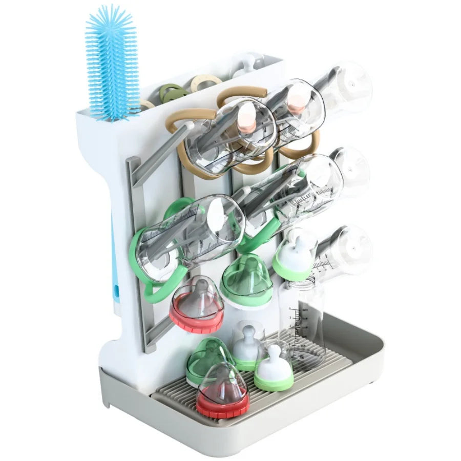Baby Bottle Drain Rack Drying Rack Baby Bottle Drying and Draining Stand Baby Bottle Box Storage Box Storage Rack