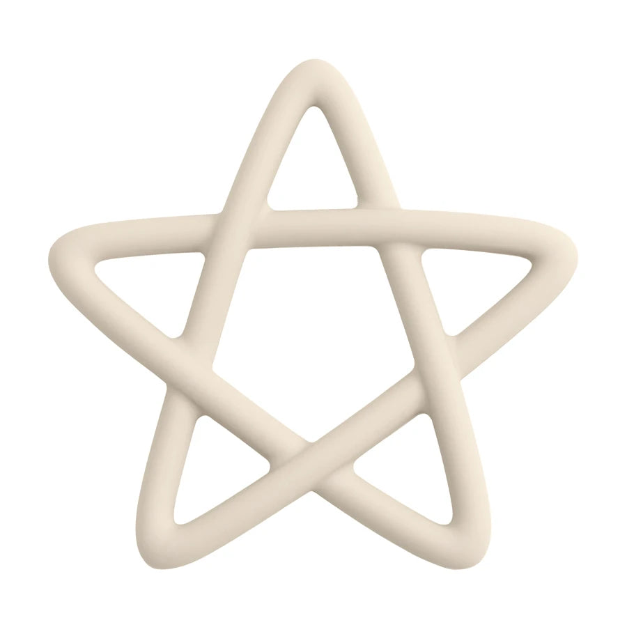 Baby Silicone Teethers Toy Food Grade Newborn Pacifier Molar Chewing Teething Toy Cartoon Star Baby Grip Training Toy