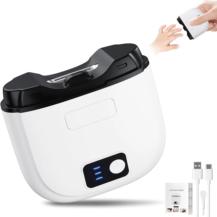 Electric Nail Clippers Automatic Anicure Trimmer Adult Baby Fingernail Mini Manicure Tools Nail Care