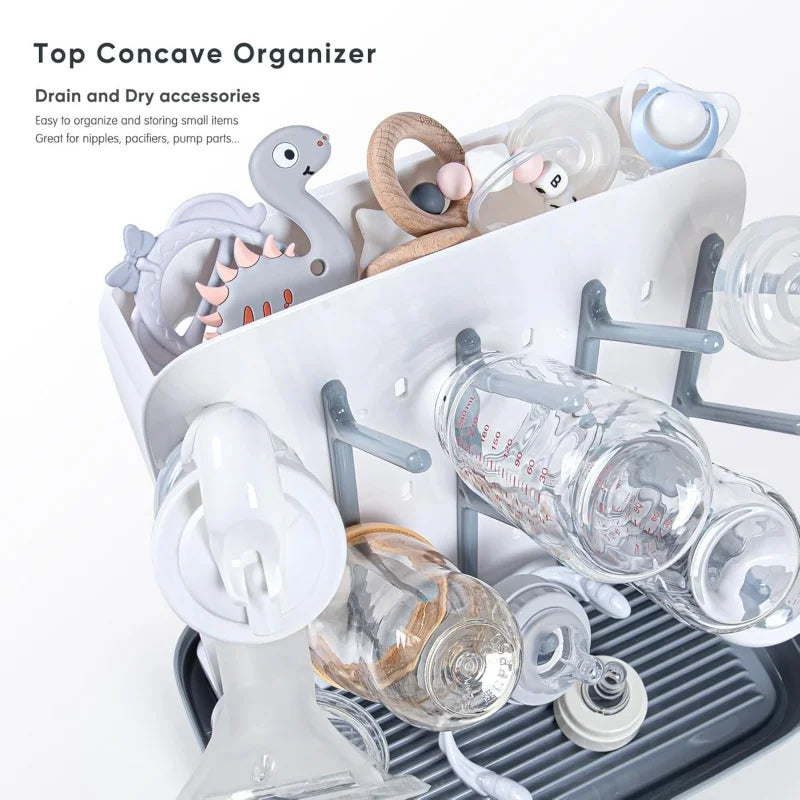 Baby Bottle Drain Rack Drying Rack Baby Bottle Drying and Draining Stand Baby Bottle Box Storage Box Storage Rack