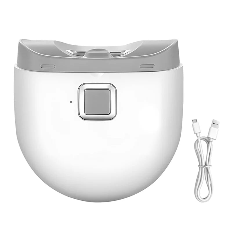A19Q-Portable Electric Nail Clippers, Fully Automatic Silent Nail Clippers, Mini Baby Nail Trimmer with Storage Space
